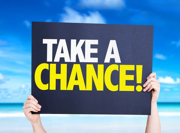 Take a Chance card — Stock Photo, Image