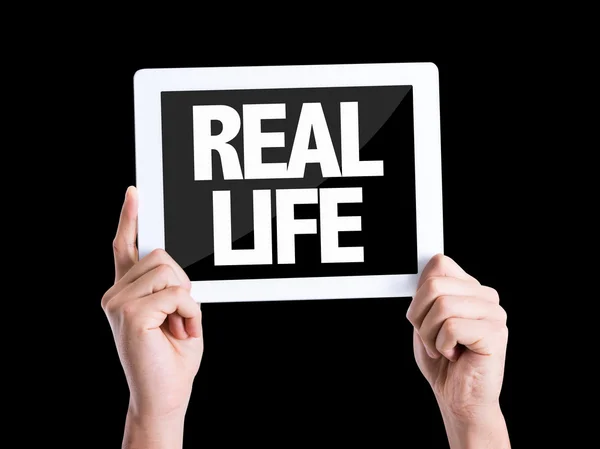 Text Real Life — Stock Photo, Image