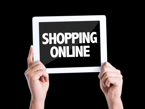 Shopping di testo online — Foto Stock