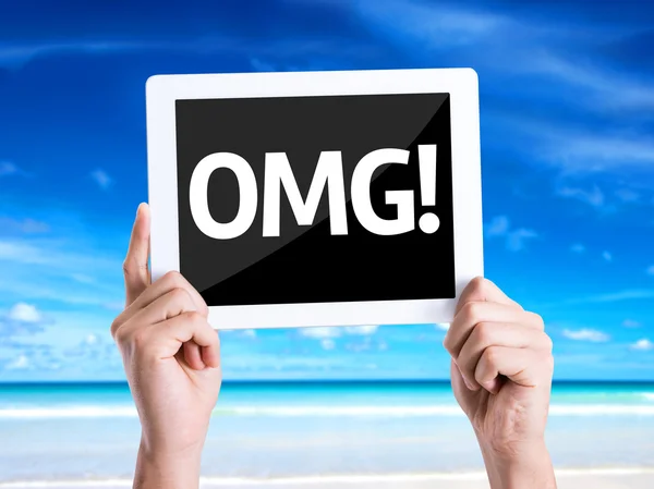 Text OMG (Oh My God) — Stock Photo, Image