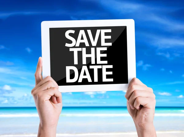 Text Save the Date — Stock Photo, Image