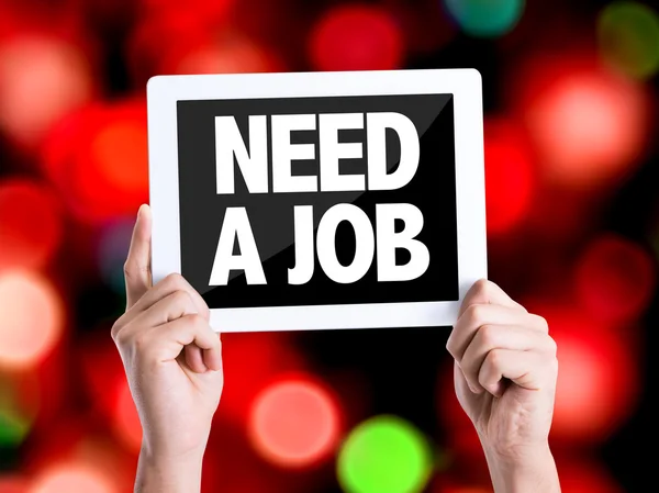 Text Need a Job — Stock Photo, Image