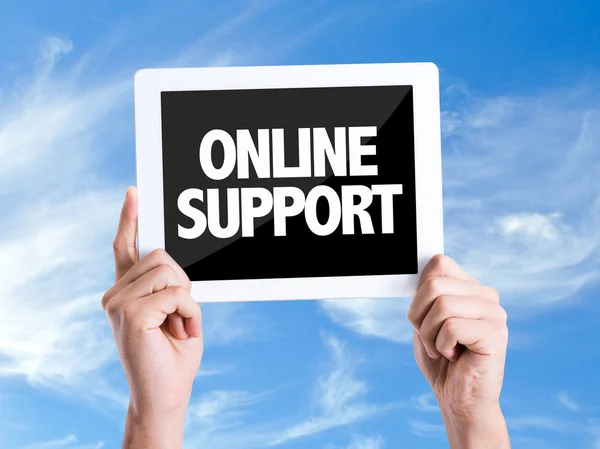 Text-Online-Unterstützung — Stockfoto