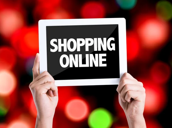 Text Shopping Online — Stock Photo, Image