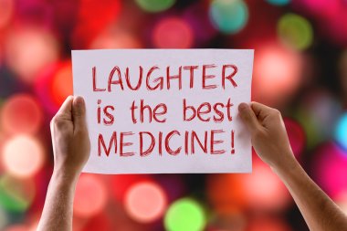 Laughter Is The Best Medicine card clipart