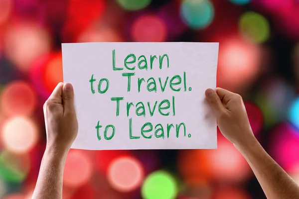 Learn to Travel card