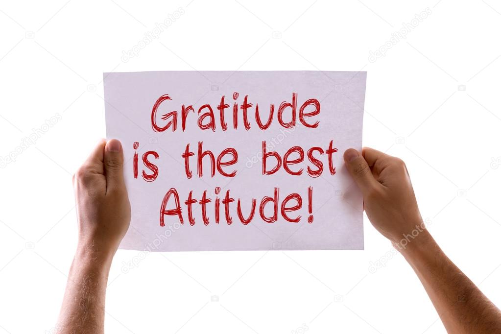 Gratitude is the Best Attitude card
