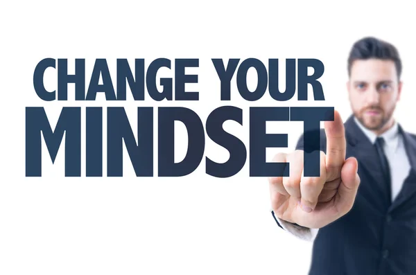 Text: Change Your Mindset — Stock Photo, Image
