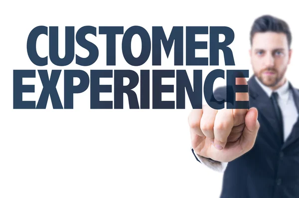 Tekst: Customer Experience — Stockfoto
