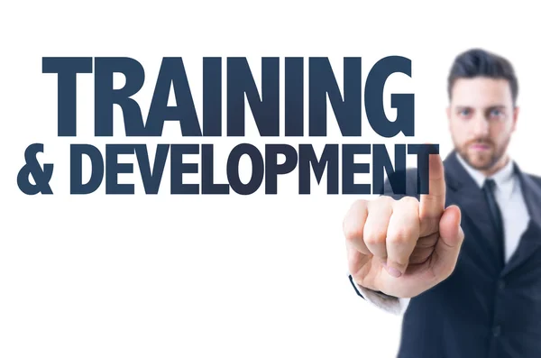 Text: Training & Development — Stock Photo, Image