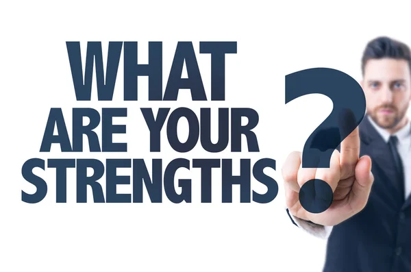 Text: What Are Your Strengths? — Stock Photo, Image