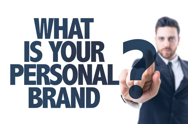 Text: What Is Your Personal Brand? — Stock Photo, Image