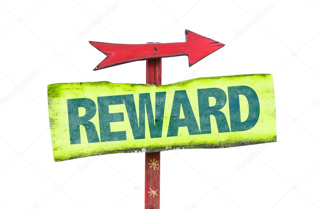Text:Reward on sign