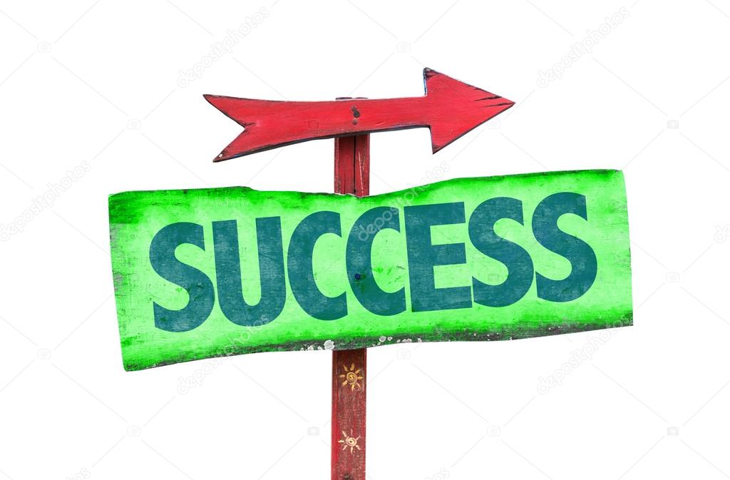 Text:Success on sign