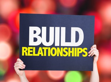Build Relationships card clipart