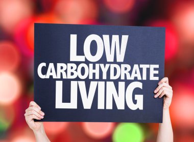 Low Carbohydrate Living card clipart