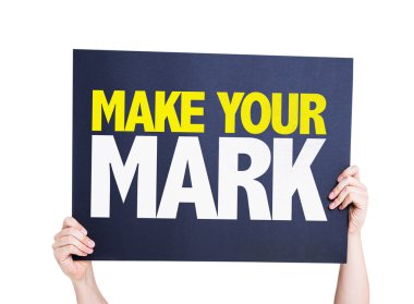 Make Your Mark card clipart