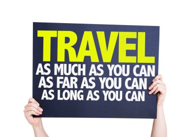 Seyahat olarak çok çok uzun olarak yapabilirsiniz kartı