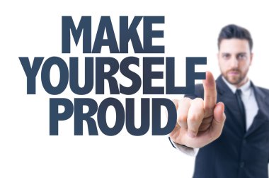 İş adamı işaret metni