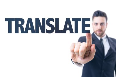 İş adamı işaret metni