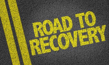 Road to Recovery on the road clipart