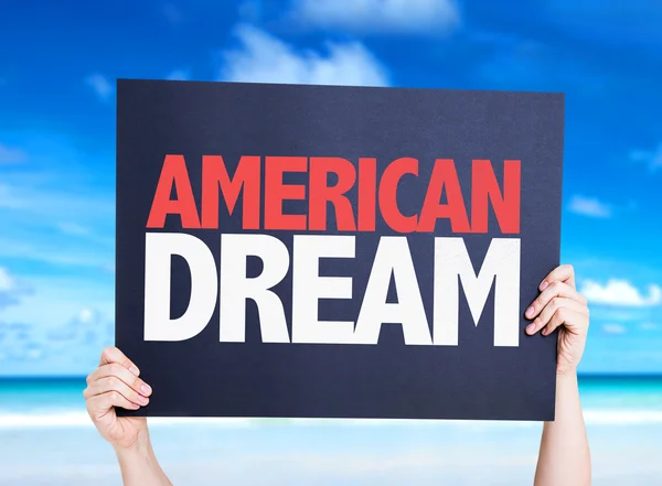 Karta American Dream — Zdjęcie stockowe