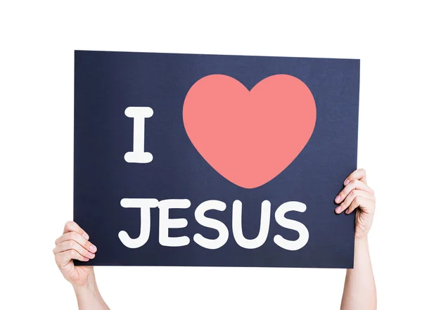 Я люблю Иисуса — стоковое фото