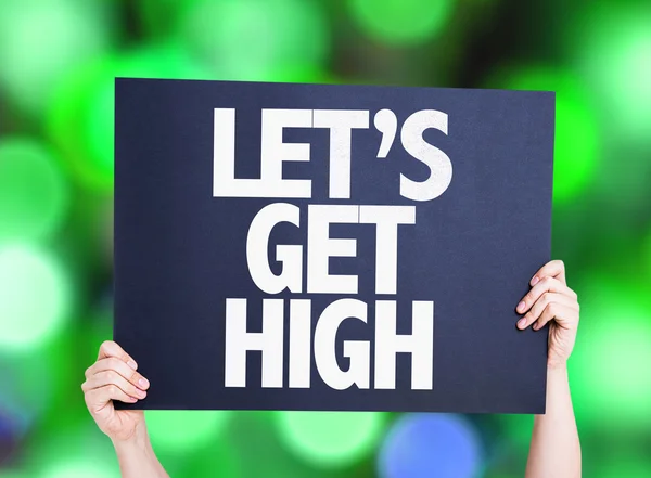 Lets Get High card — Stock Photo, Image