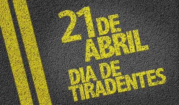 21 april, Tiradentes dag — Stockfoto