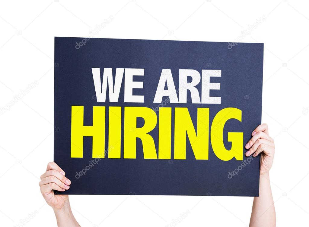 We Are Hiring card