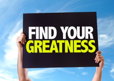 Find Your Greatness card clipart