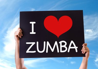 Ben aşk Zumba kartı