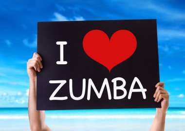 Ben aşk Zumba kartı