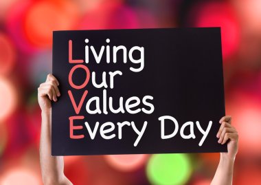Living Our Values Every Day card