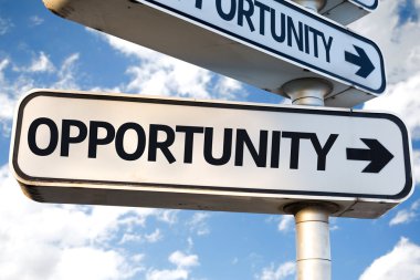 Fırsat yön işareti altı