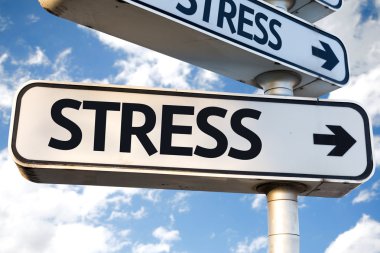 Stress direction sign clipart