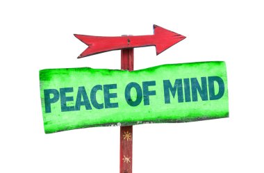 Barış zihin metin işaret