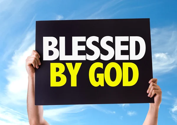 Blessed By God card — Stock Photo, Image