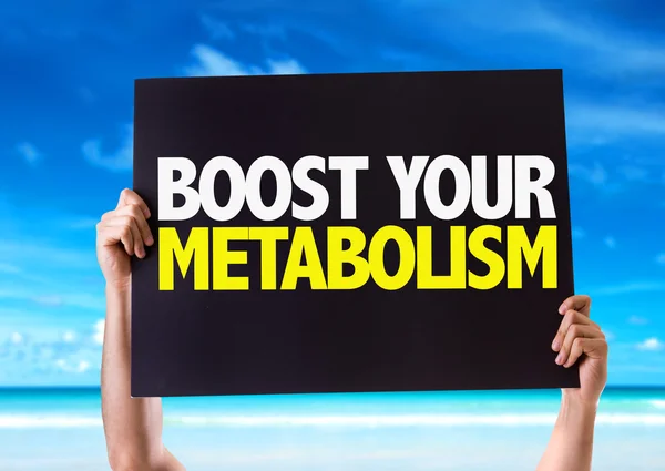 Boost Your Metabolism karty — Zdjęcie stockowe