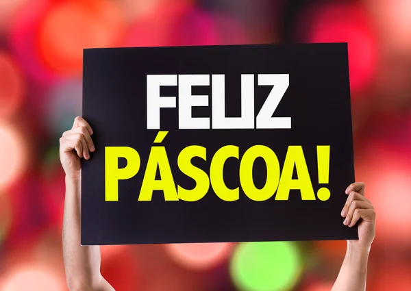 Tarjeta de Pascua feliz — Foto de Stock