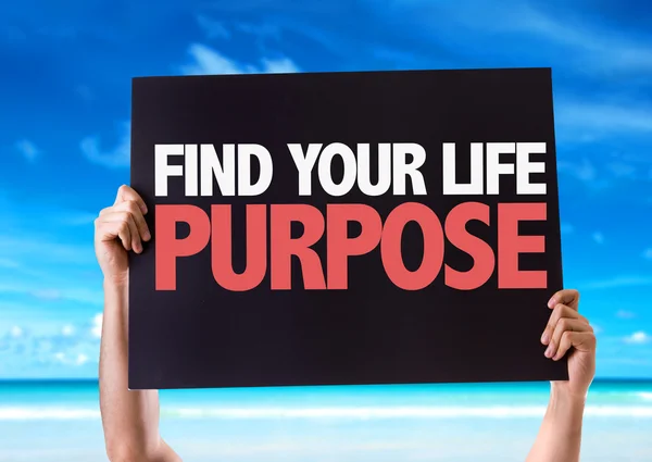 Find Your Purpose card — Stock Photo, Image