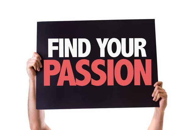 Find Your Passion card — Stock Photo, Image