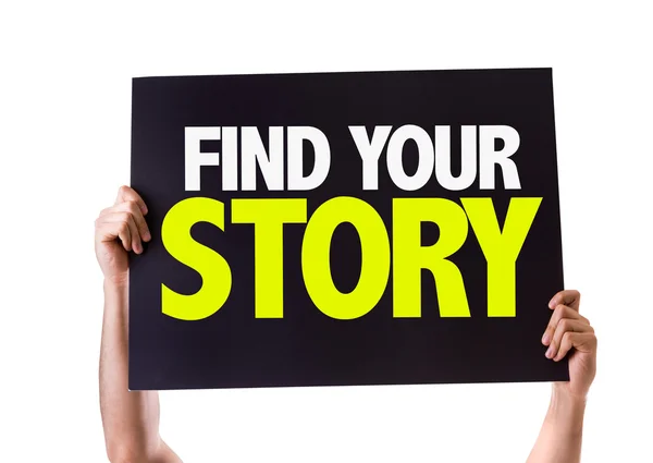 Find Your Story card — Stock Photo, Image