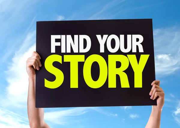 Find Your Story card — Stock Photo, Image