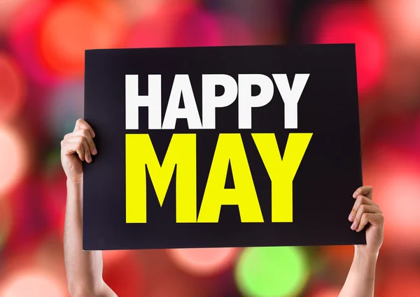 Happy May card — Stock Photo, Image