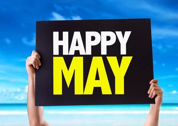 Happy May card — Stock Photo, Image