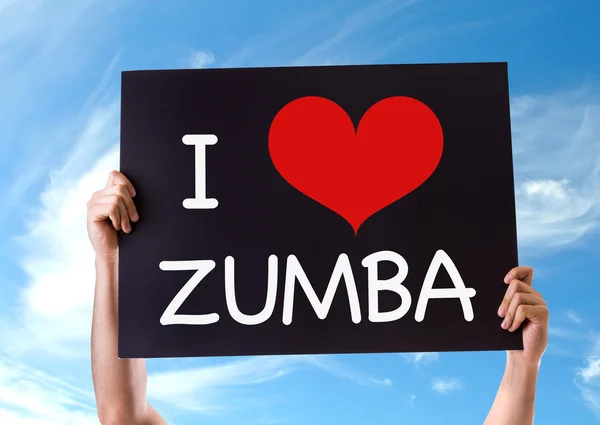 I Love carte Zumba — Photo