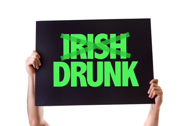 Irish Drunk card — Stock Photo, Image