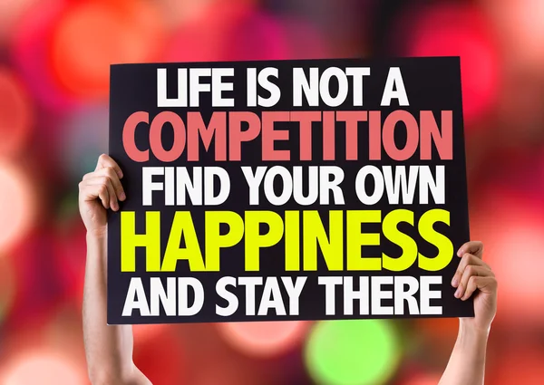 Life Is Not a Competition card