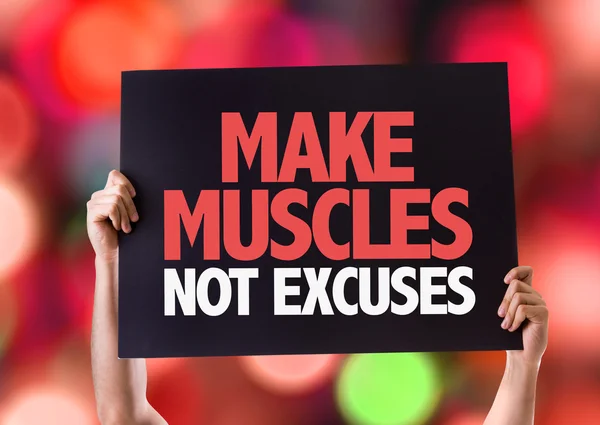 Faire des muscles ne sont pas la carte Xoes — Photo